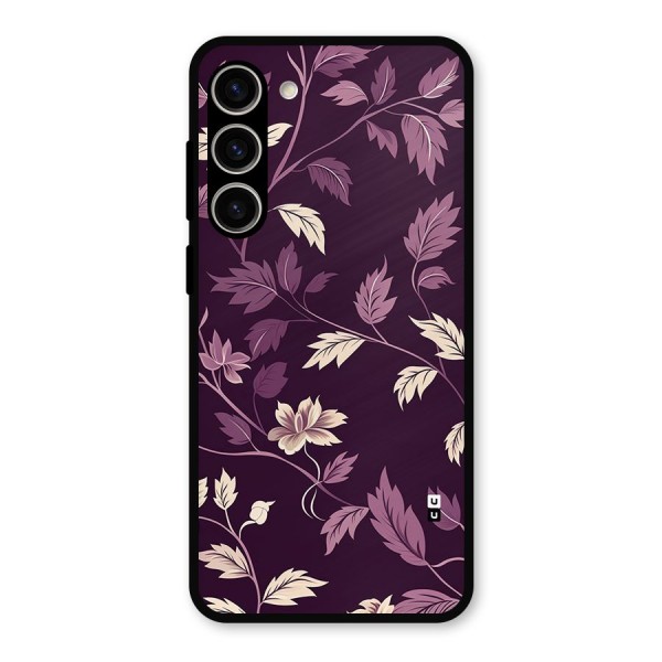 Traditional Florals Metal Back Case for Galaxy S23 Plus