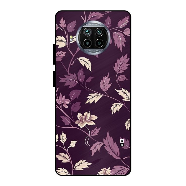 Traditional Florals Metal Back Case for Mi 10i