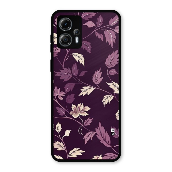 Traditional Florals Metal Back Case for Moto G13