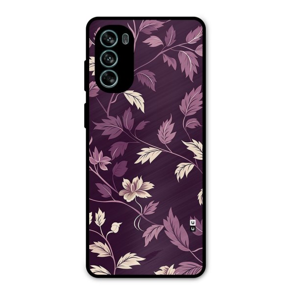 Traditional Florals Metal Back Case for Moto G62