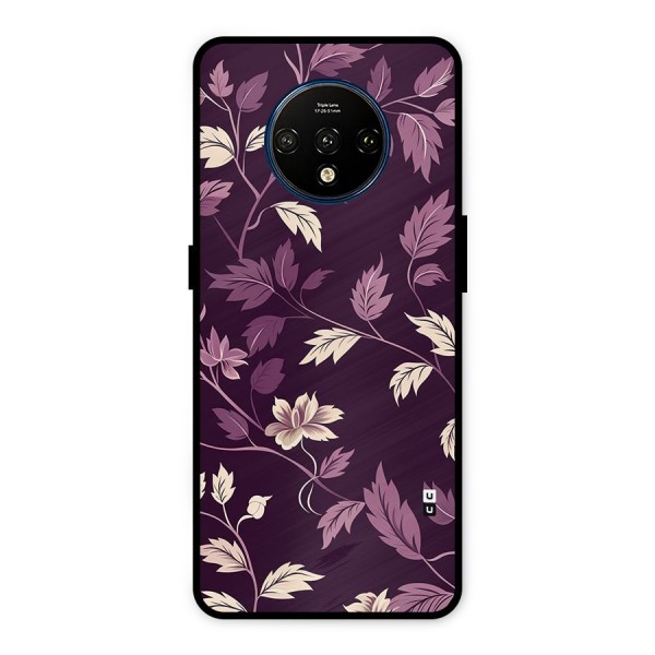 Traditional Florals Metal Back Case for OnePlus 7T