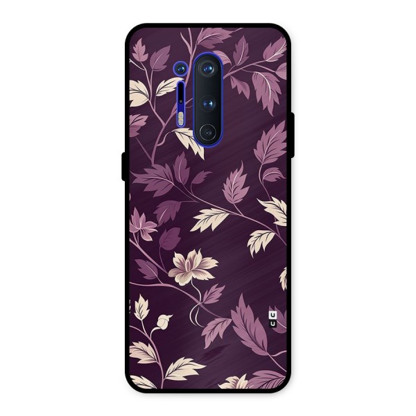 Traditional Florals Metal Back Case for OnePlus 8 Pro