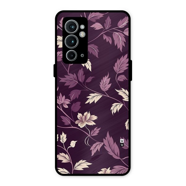 Traditional Florals Metal Back Case for OnePlus 9RT 5G