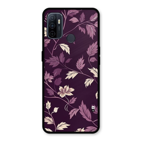 Traditional Florals Metal Back Case for Oppo A53