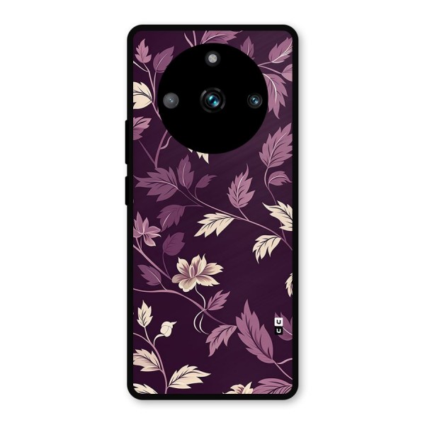 Traditional Florals Metal Back Case for Realme 11 Pro