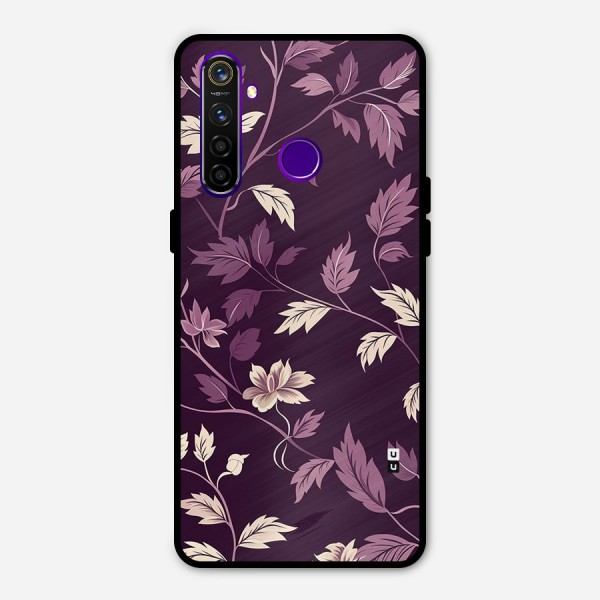 Traditional Florals Metal Back Case for Realme 5 Pro