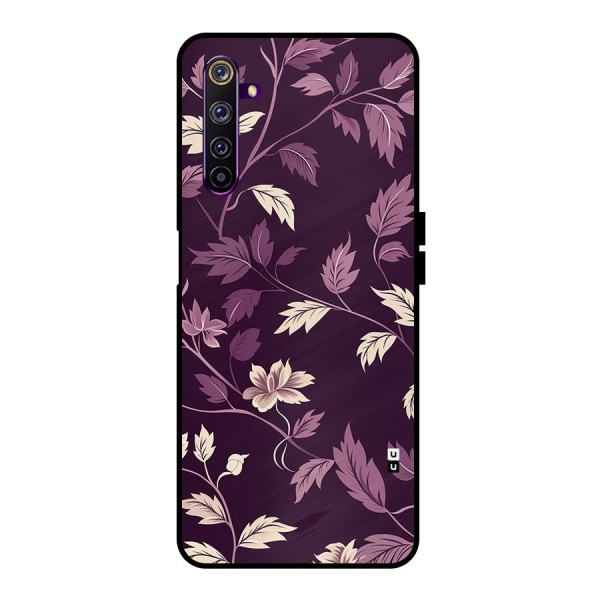 Traditional Florals Metal Back Case for Realme 6 Pro