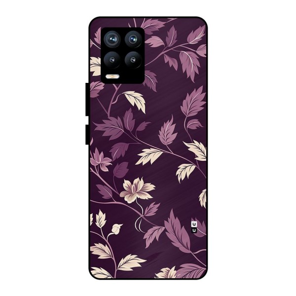 Traditional Florals Metal Back Case for Realme 8