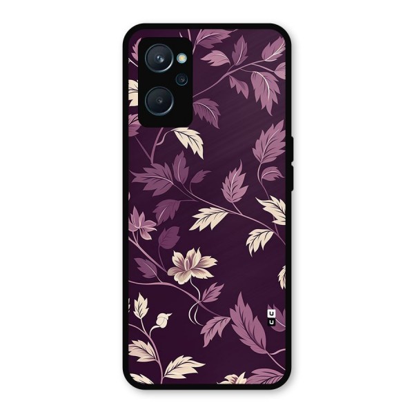 Traditional Florals Metal Back Case for Realme 9i