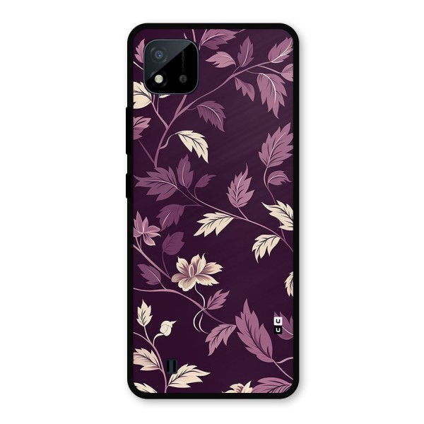 Traditional Florals Metal Back Case for Realme C11 2021