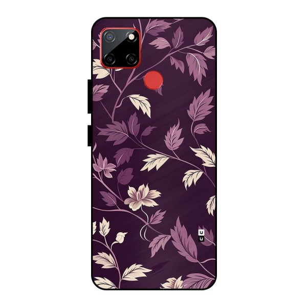 Traditional Florals Metal Back Case for Realme C12