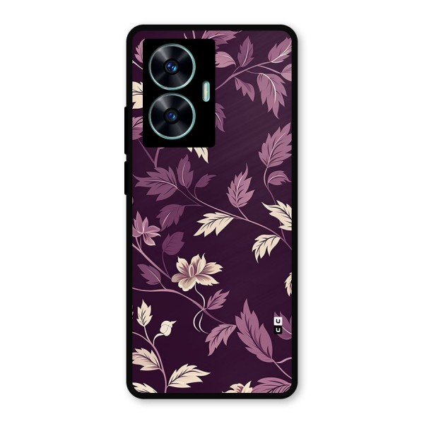 Traditional Florals Metal Back Case for Realme C55