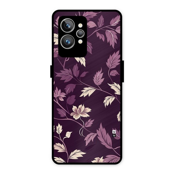 Traditional Florals Metal Back Case for Realme GT2 Pro