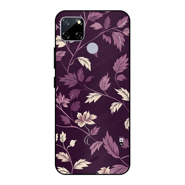 Traditional Florals Metal Back Case for Realme Narzo 20