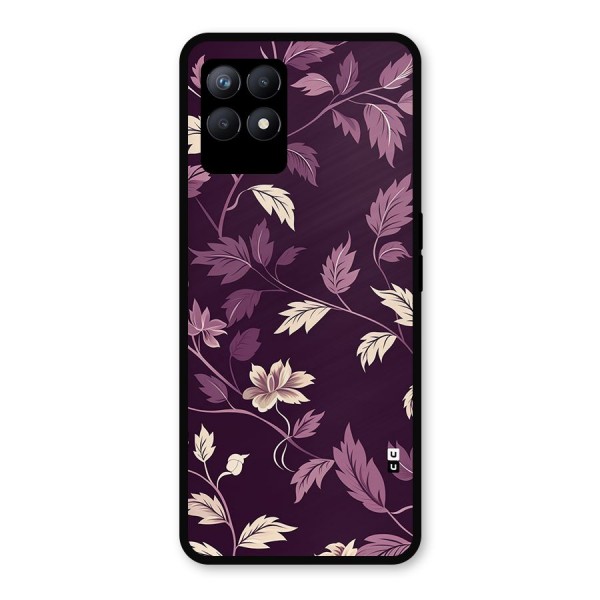 Traditional Florals Metal Back Case for Realme Narzo 50