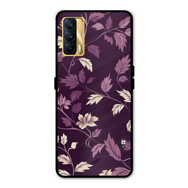 Traditional Florals Metal Back Case for Realme X7