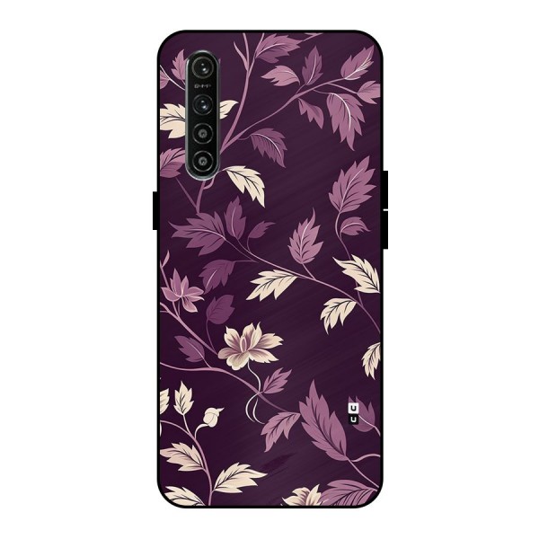 Traditional Florals Metal Back Case for Realme XT