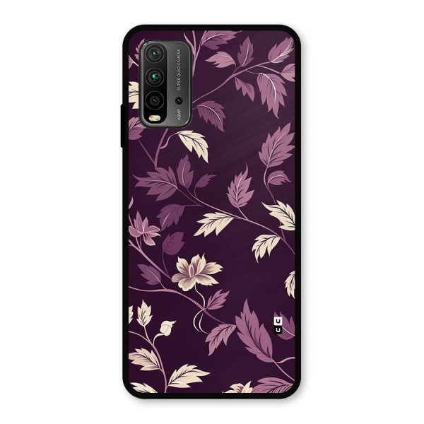 Traditional Florals Metal Back Case for Redmi 9 Power