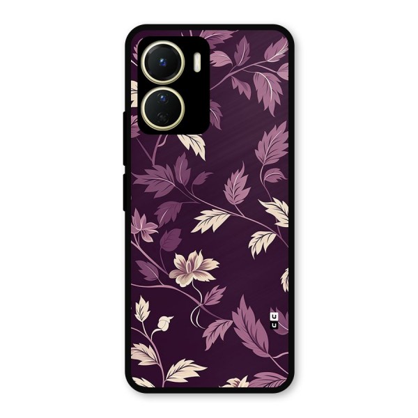 Traditional Florals Metal Back Case for Vivo T2x