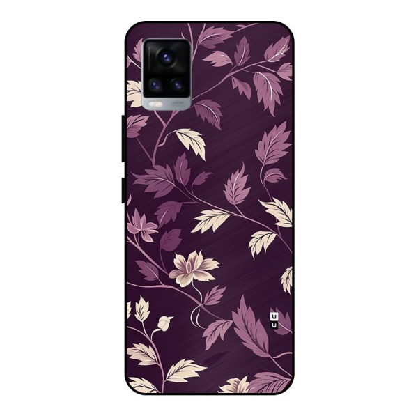 Traditional Florals Metal Back Case for Vivo V20