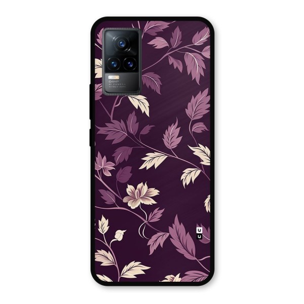 Traditional Florals Metal Back Case for Vivo Y73