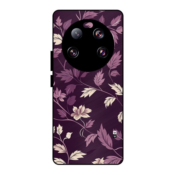 Traditional Florals Metal Back Case for Xiaomi 13 Ultra