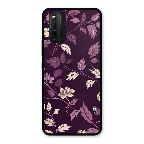 Traditional Florals Metal Back Case for iQOO 3