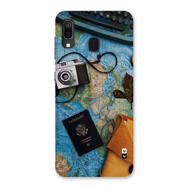 Travel Essentials Back Case for Galaxy A20