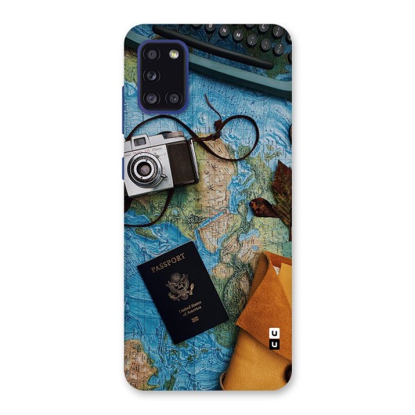 Travel Essentials Back Case for Galaxy A31