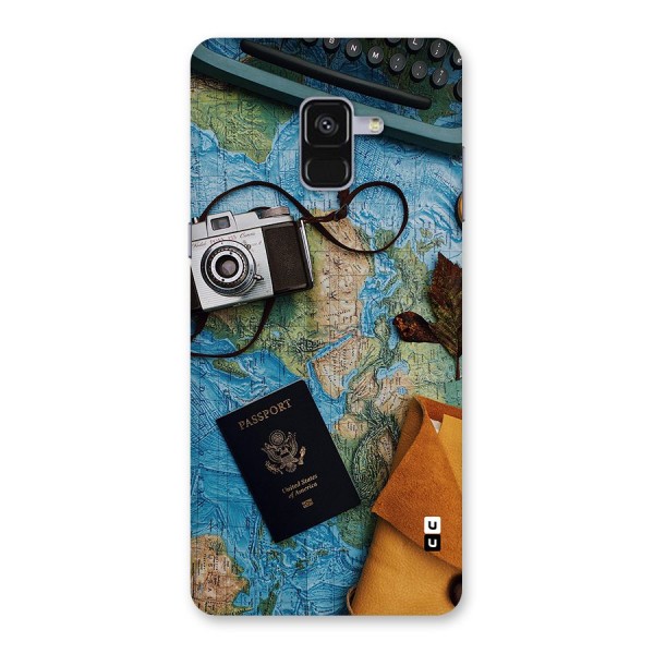 Travel Essentials Back Case for Galaxy A8 Plus