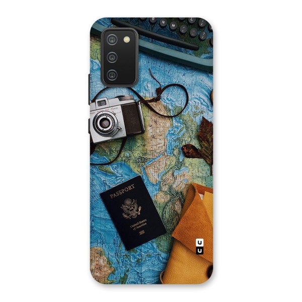 Travel Essentials Back Case for Galaxy F02s