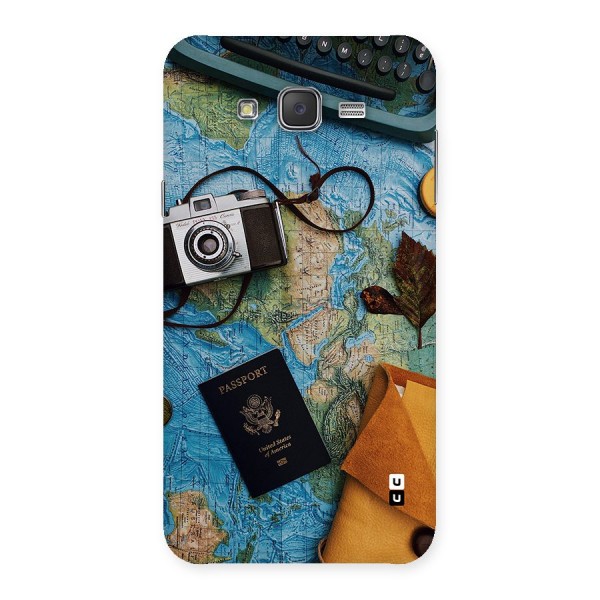 Travel Essentials Back Case for Galaxy J7