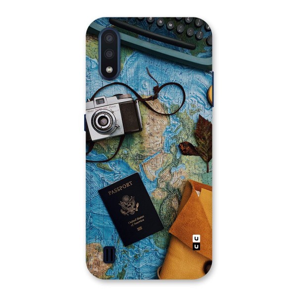 Travel Essentials Back Case for Galaxy M01