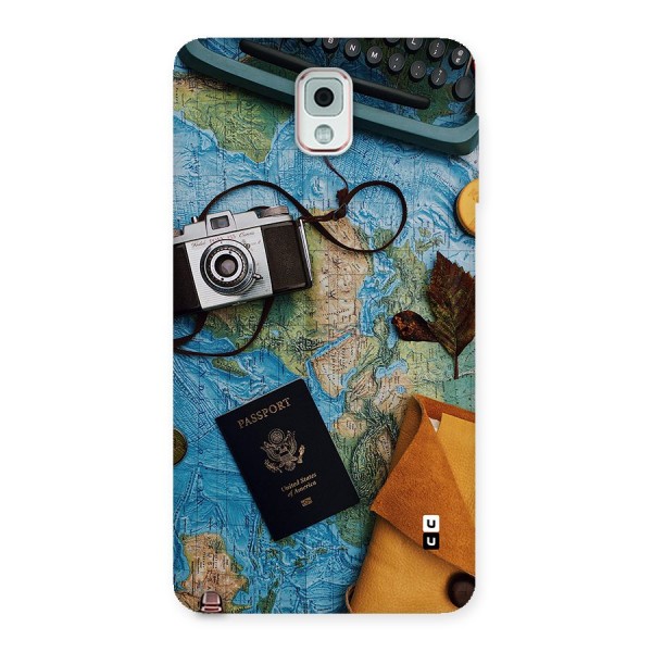 Travel Essentials Back Case for Galaxy Note 3