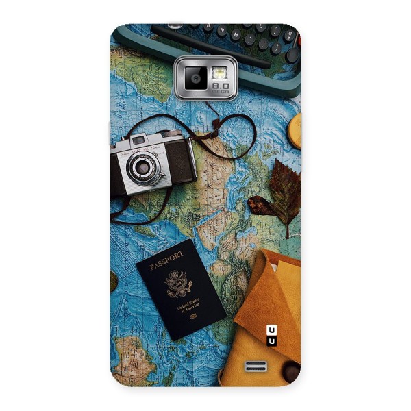 Travel Essentials Back Case for Galaxy S2