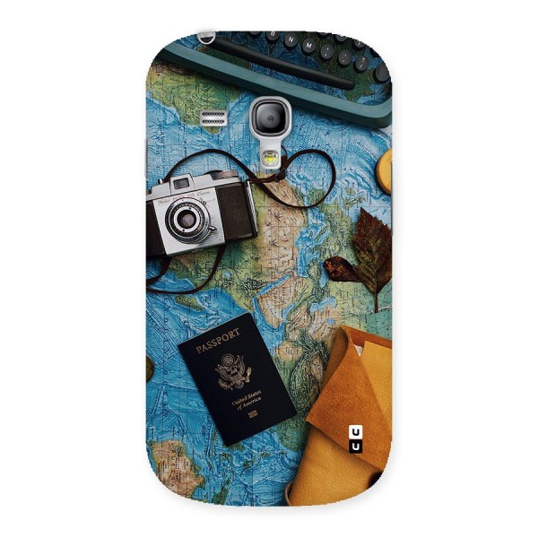 Travel Essentials Back Case for Galaxy S3 Mini