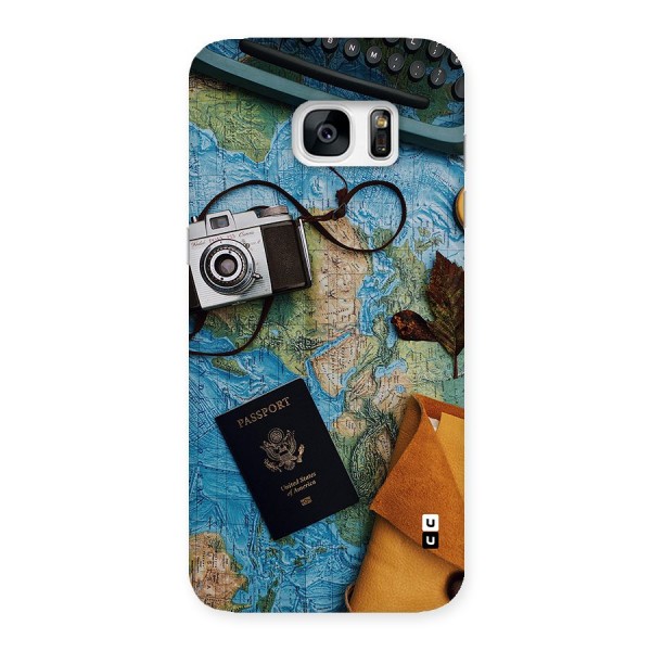 Travel Essentials Back Case for Galaxy S7 Edge