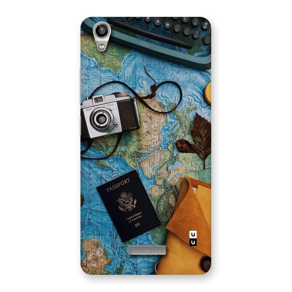 Travel Essentials Back Case for Lava Pixel V1