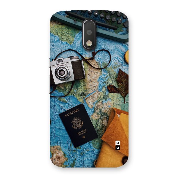 Travel Essentials Back Case for Moto G4