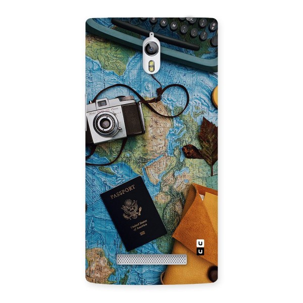 Travel Essentials Back Case for Oppo Find 7