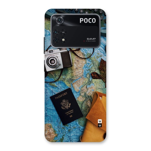 Travel Essentials Back Case for Poco M4 Pro 4G