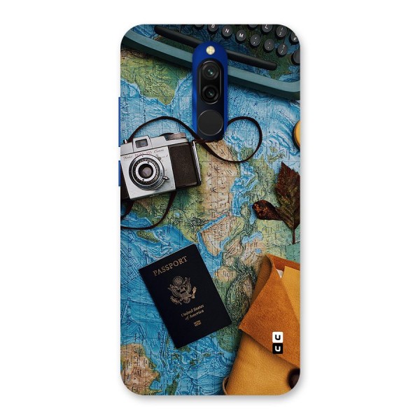 Travel Essentials Back Case for Redmi 8