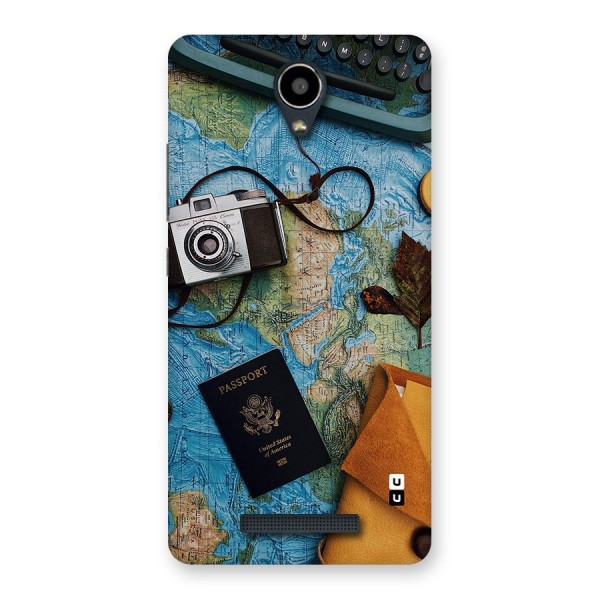 Travel Essentials Back Case for Redmi Note 2