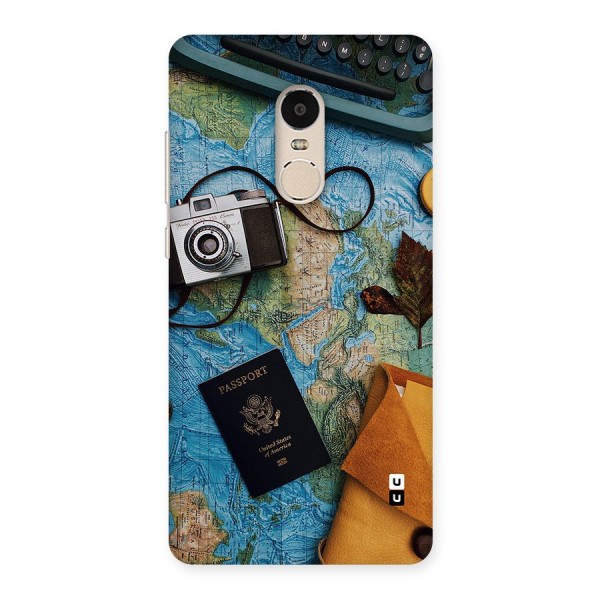 Travel Essentials Back Case for Redmi Note 4