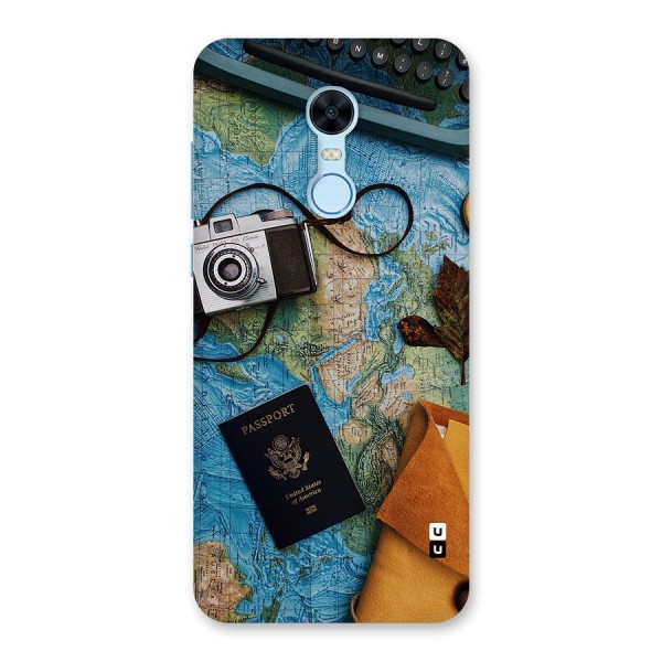 Travel Essentials Back Case for Redmi Note 5