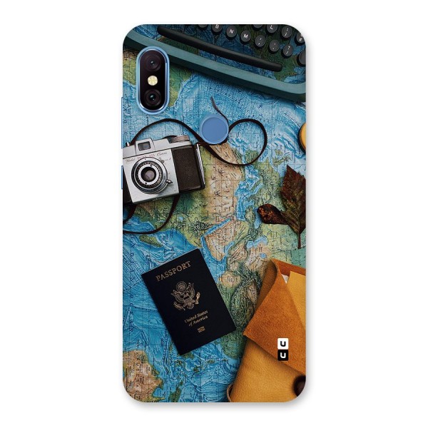 Travel Essentials Back Case for Redmi Note 6 Pro