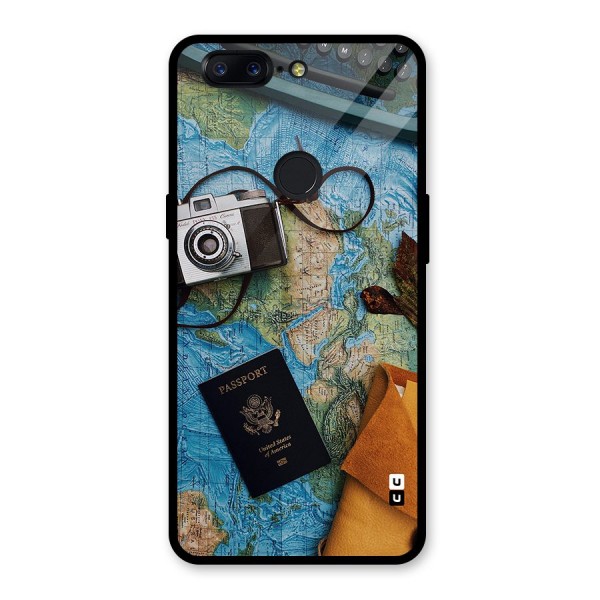 Travel Essentials Glass Back Case for OnePlus 5T