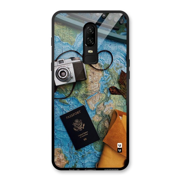 Travel Essentials Glass Back Case for OnePlus 6