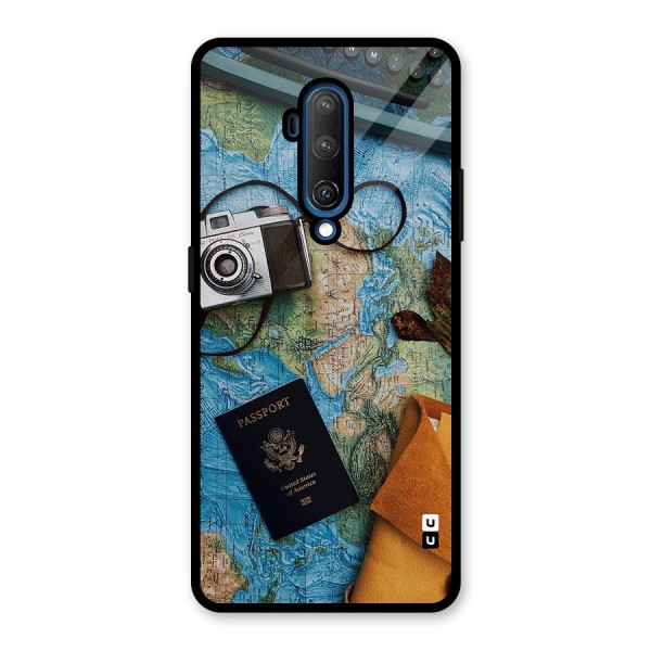 Travel Essentials Glass Back Case for OnePlus 7T Pro