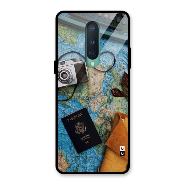 Travel Essentials Glass Back Case for OnePlus 8